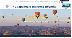 Desktop Screenshot of cappadociaballoonsbooking.com
